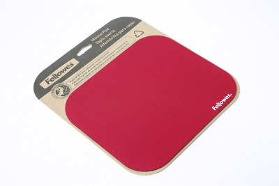 FELLOWES MOUSEPAD RED (SCS58022)